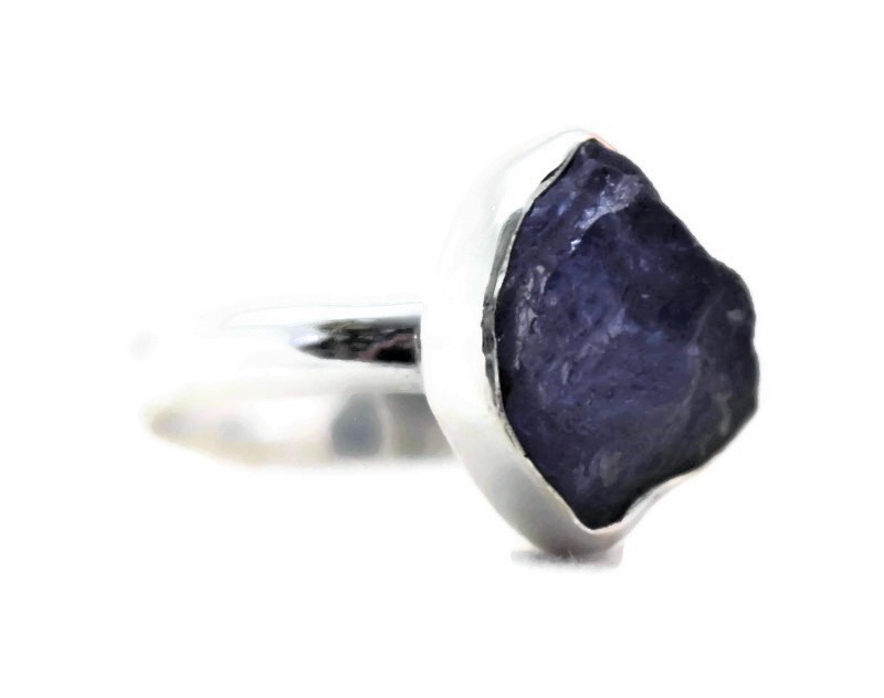 Raw Tanzanite Ring