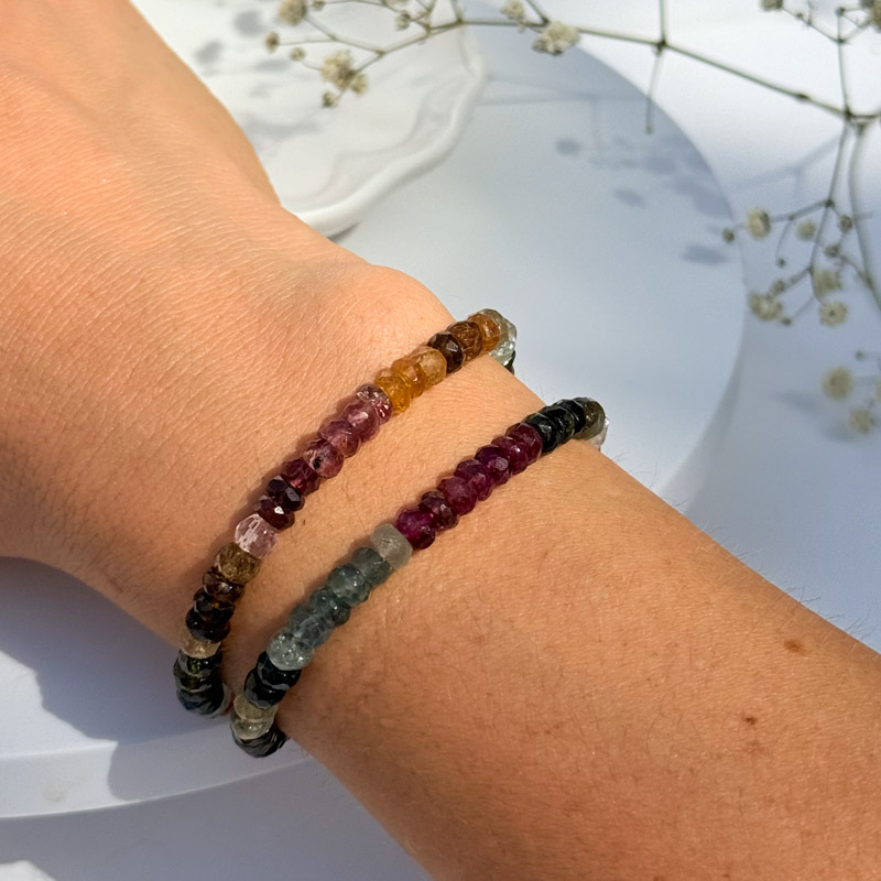 צמיד טורמלין מולטי-קולור רונדל