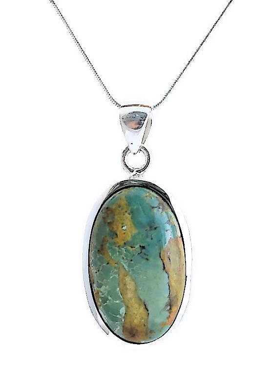 Oval Turquoise Pendant