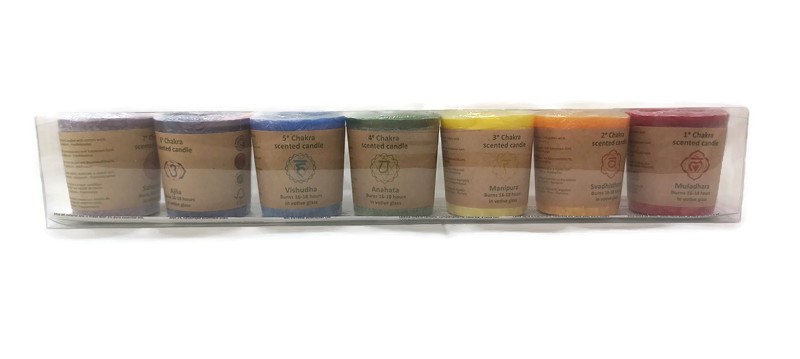 7 Candle Chakra Set