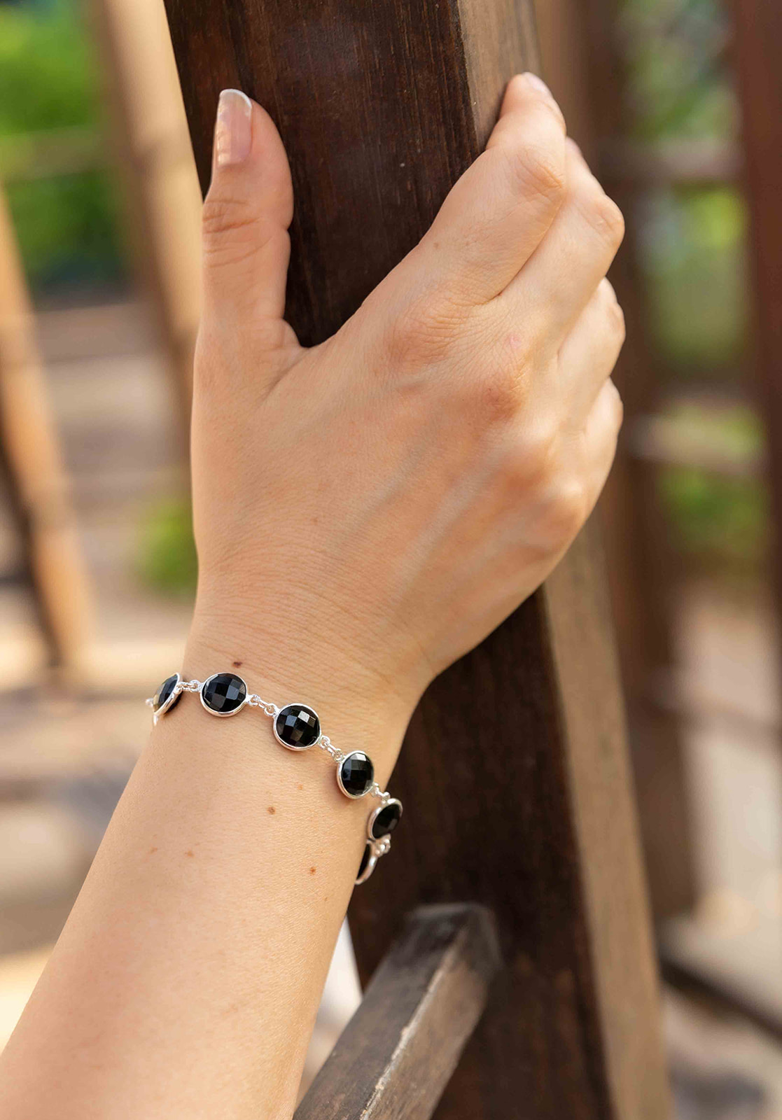 Onyx Sphere Bracelet