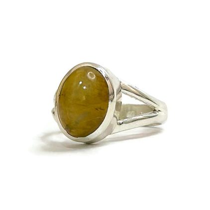 Smooth Chrysoberyl Cat's Eye Ring