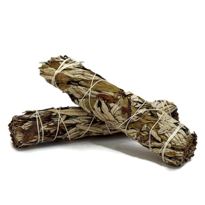 מקל מרווה לבנה בשילוב 'יארבה סאנטה' - העץ הקדוש