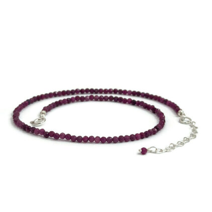 Delicate Ruby Necklace