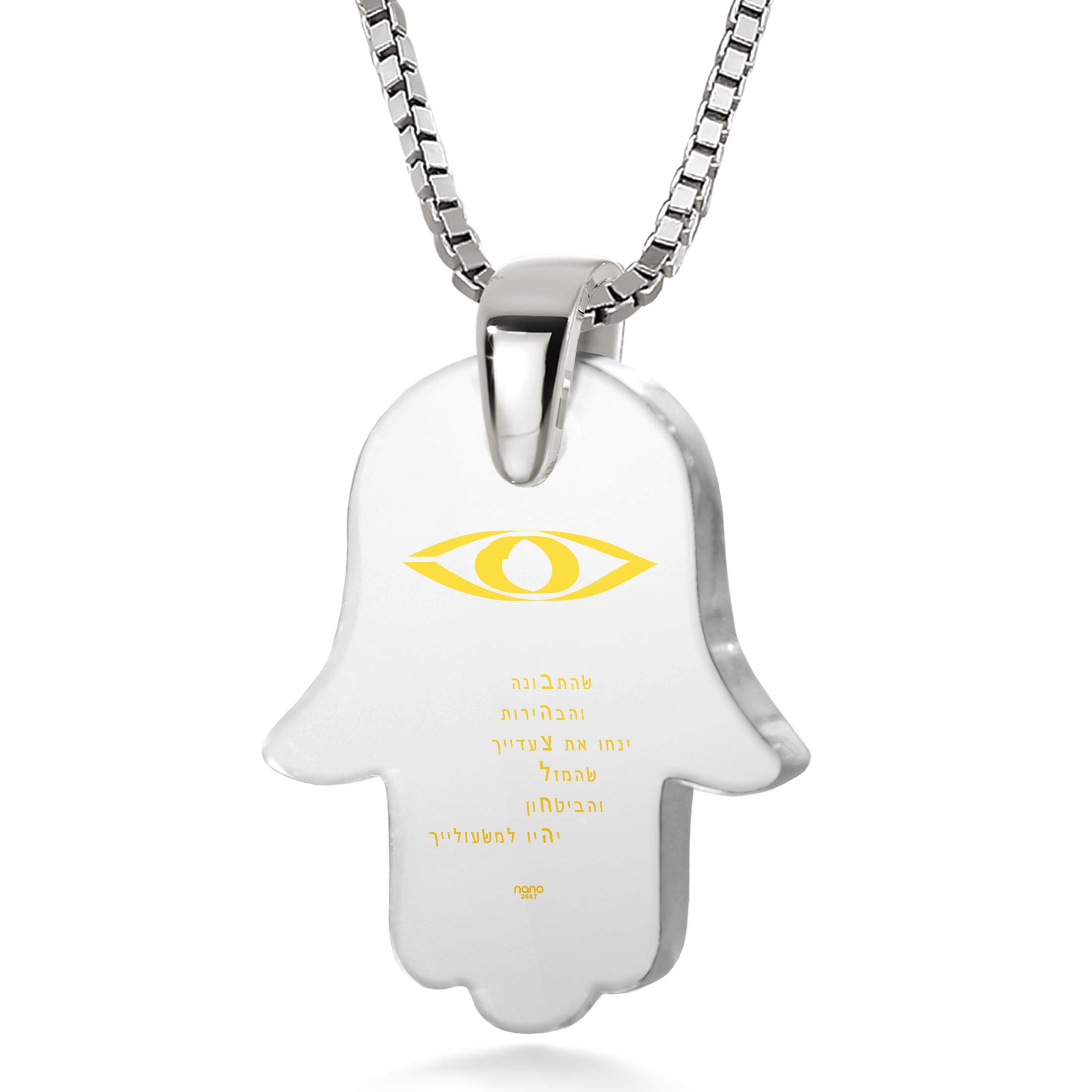 Zirconia Pendant - Success Hamsa