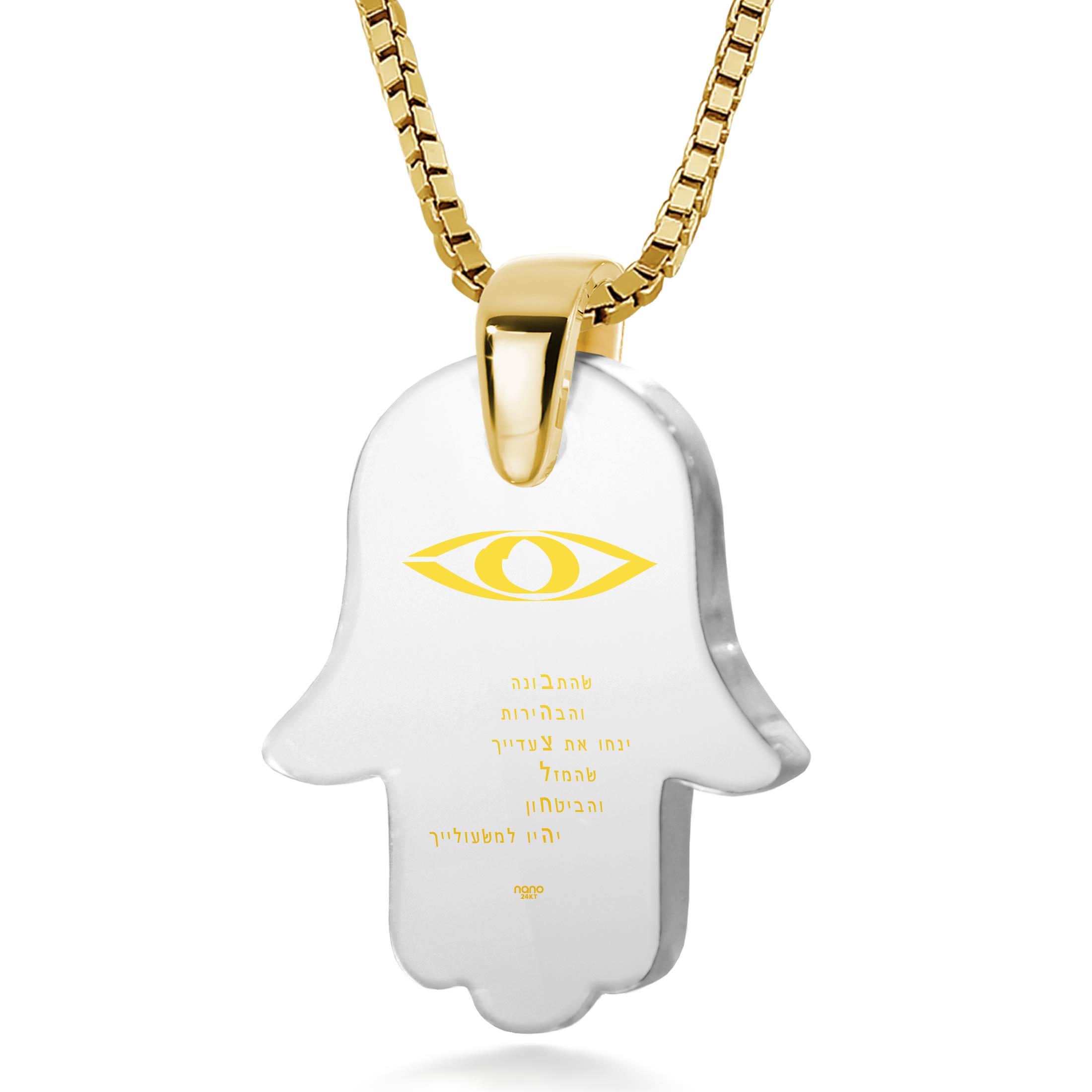 Zirconia Pendant - Success Hamsa