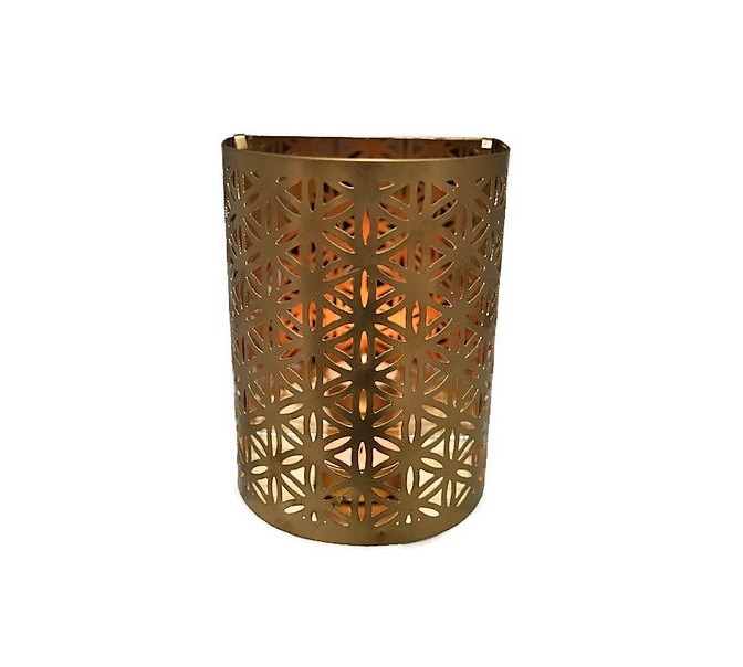 Flower of Life Mirror Lamp