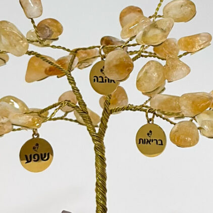 מארז עץ ואבן אגת- אור השפע