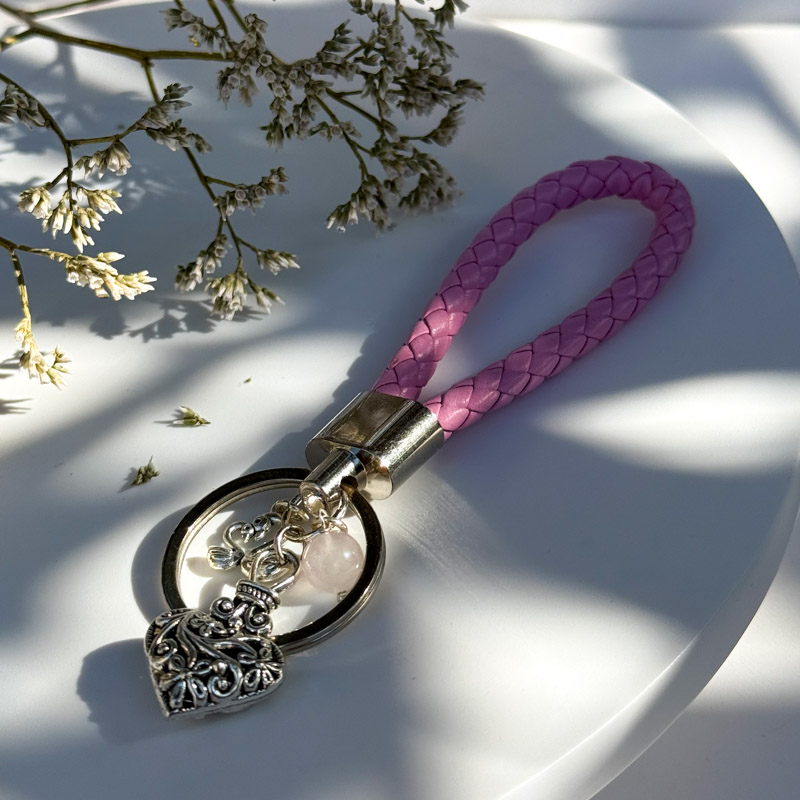 מחזיק מפתחות לב מחזיק מפתחות לב