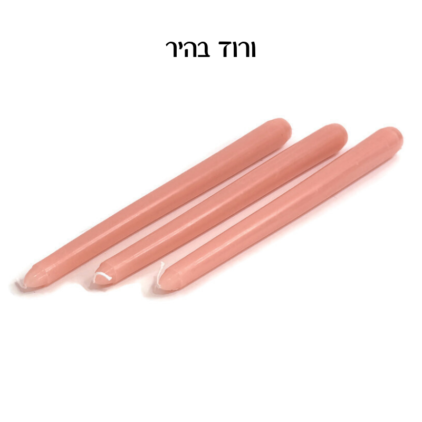 6 נרות ארוכים לפמוטים