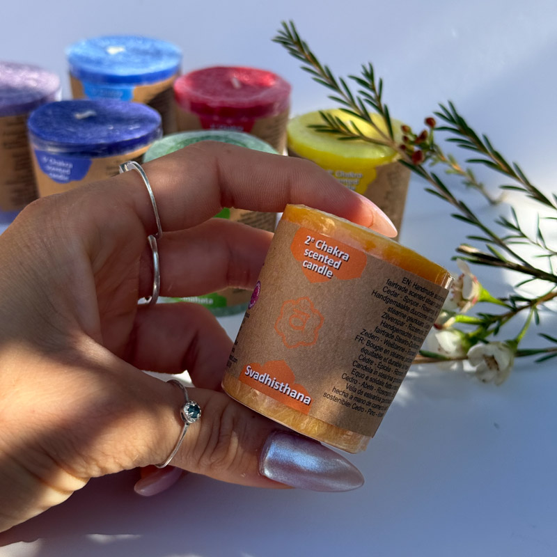 מארז נרות צ'אקרות