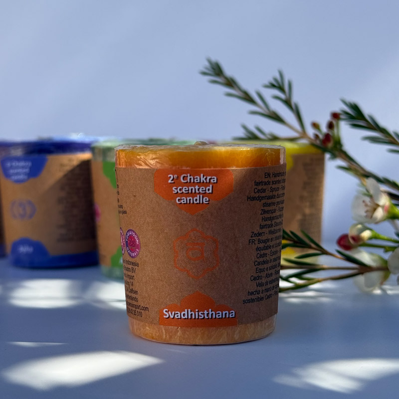 מארז נרות צ'אקרות