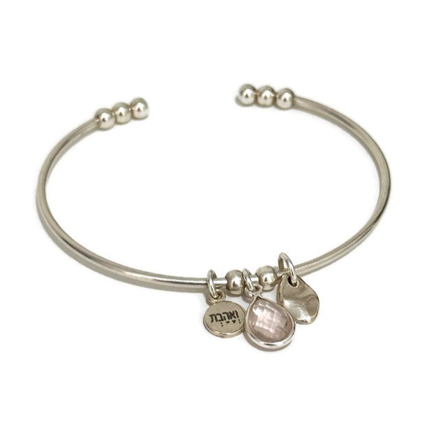 צמיד רוז קוורץ גאיה- ואהבת צמיד רוז קוורץ גאיה- ואהבת