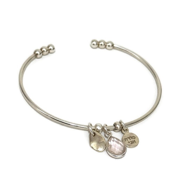 צמיד רוז קוורץ גאיה- ואהבת צמיד רוז קוורץ גאיה- ואהבת