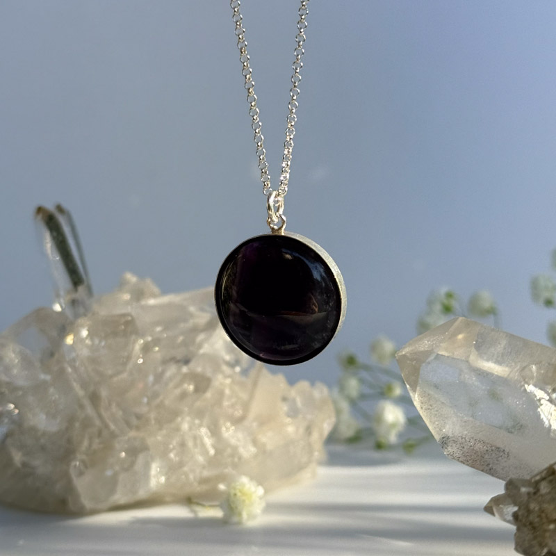 שרשרת אמטיסט - מעגל הנשמה שרשרת אמטיסט - מעגל הנשמה