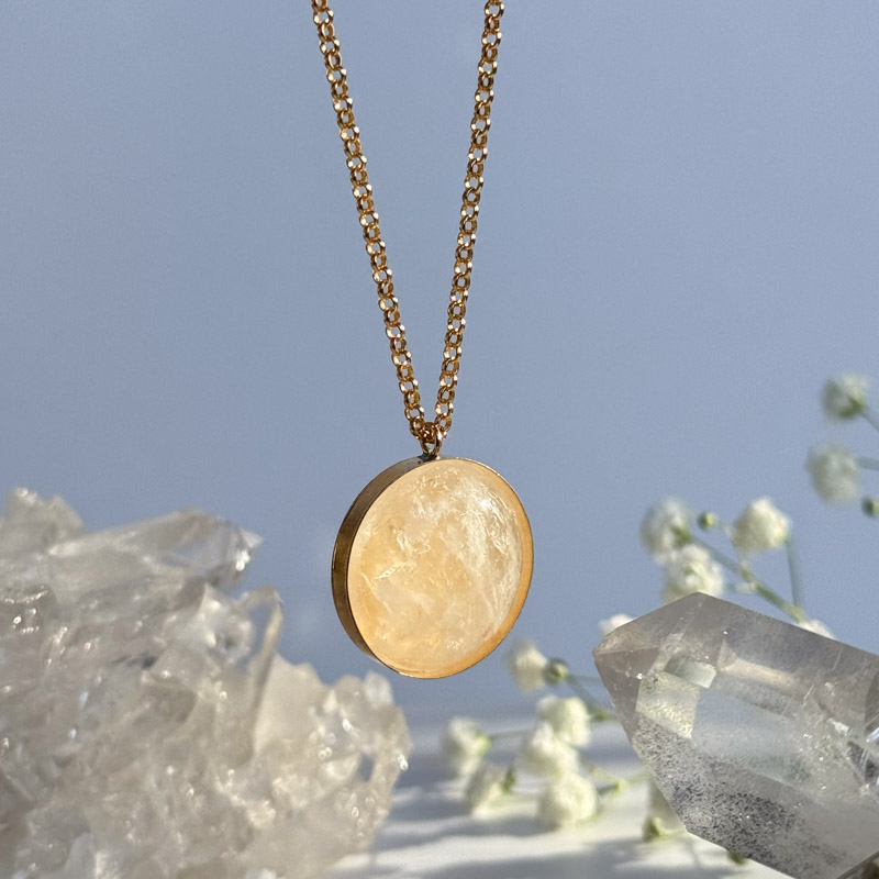 שרשרת קוורץ- מעגל הנשמה שרשרת קוורץ- מעגל הנשמה