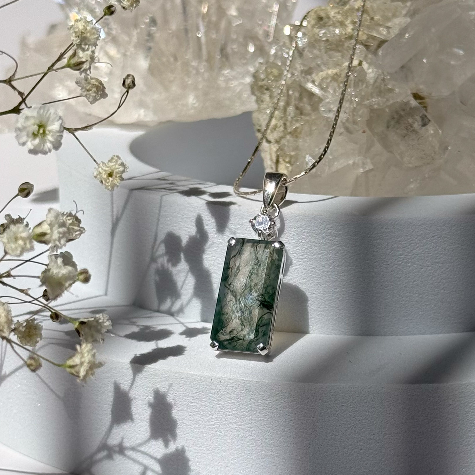 תליון מוס אגת- Cleopatra