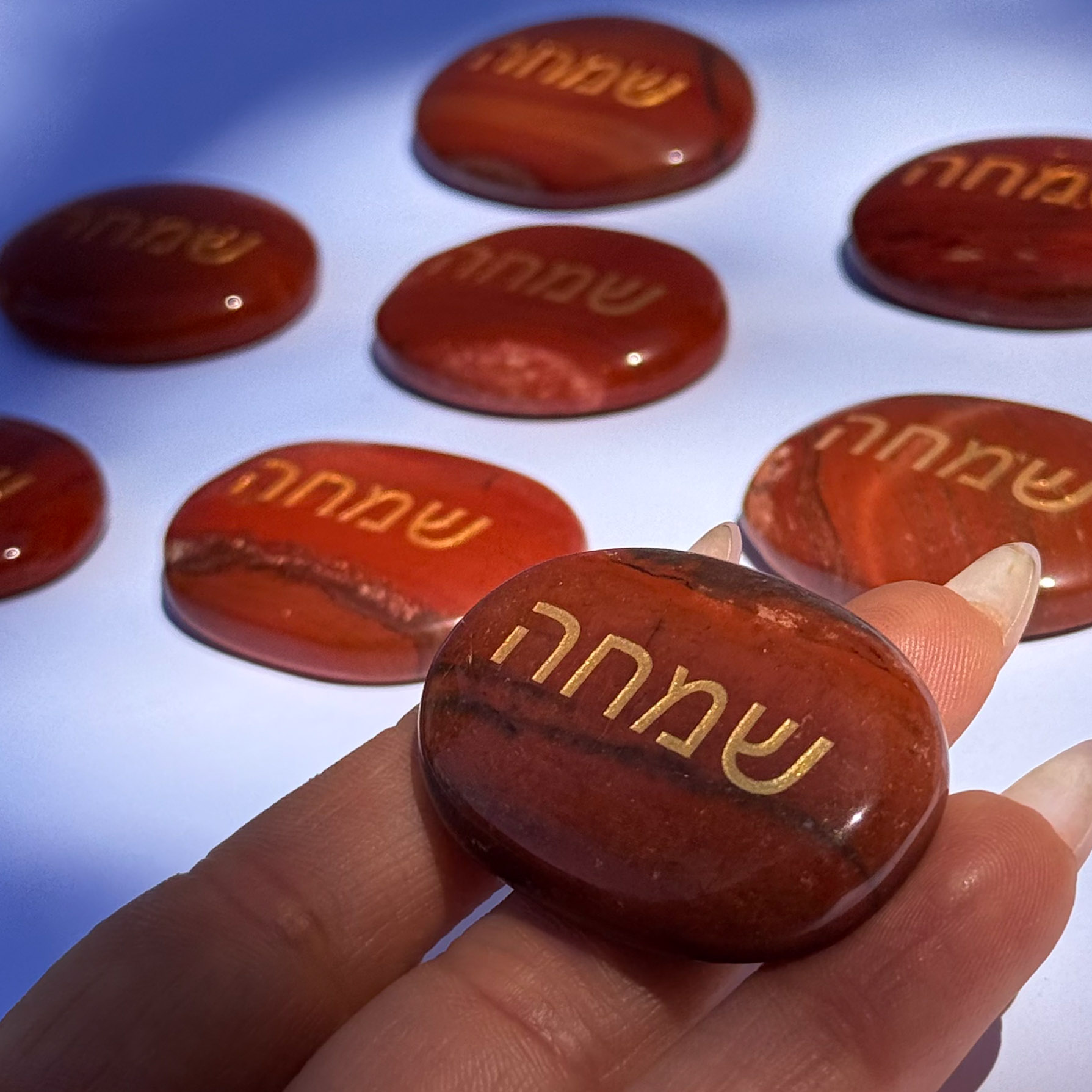 קריסטל השראה - קרנליאן - שמחה קריסטל השראה - קרנליאן - שמחה