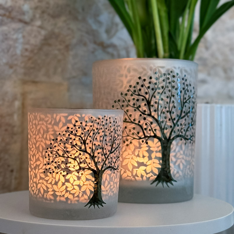 פמוט מעוצב- עץ החיים