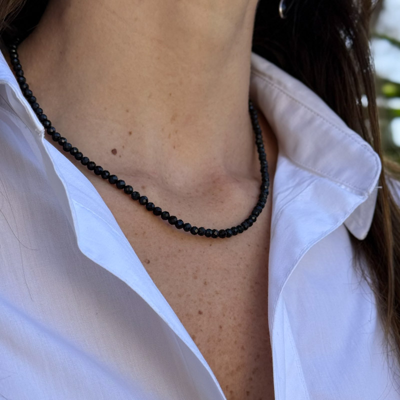 מחרוזת טורמלין שחור Classic