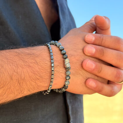 סט צמידים לגבר שברי שמים