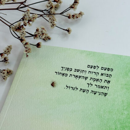 מחברת השראה- 'כל אישה צריכה אחות' - שניקה שקד