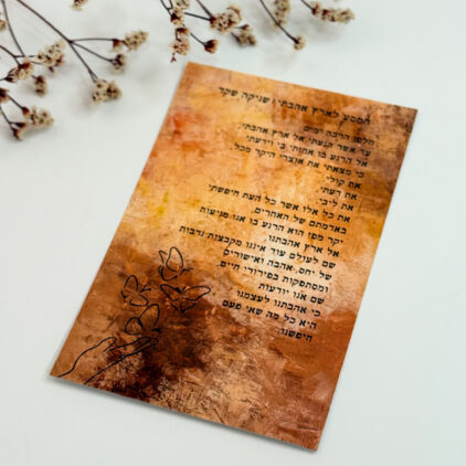 מגנט 'המסע לארץ אהבתי'- שניקה שקד