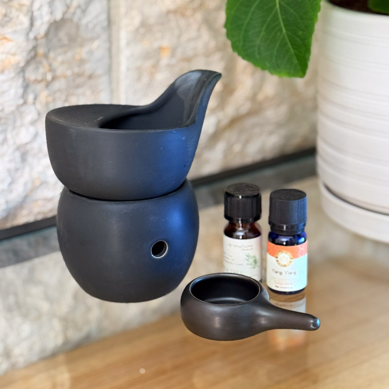 מבער שלושה חלקים שחור