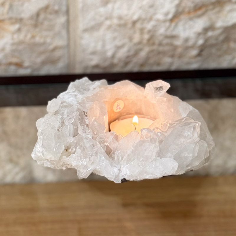 פמוט מושבת קוורץ קטנה