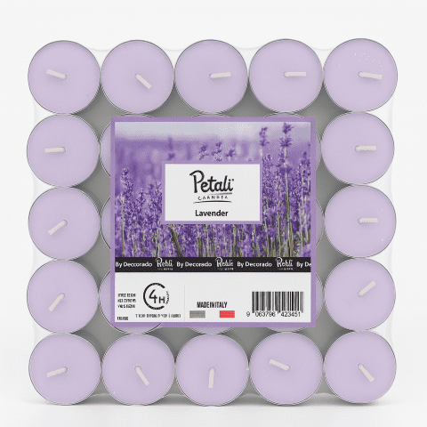 חבילת נרות טי לייט- לבנדר