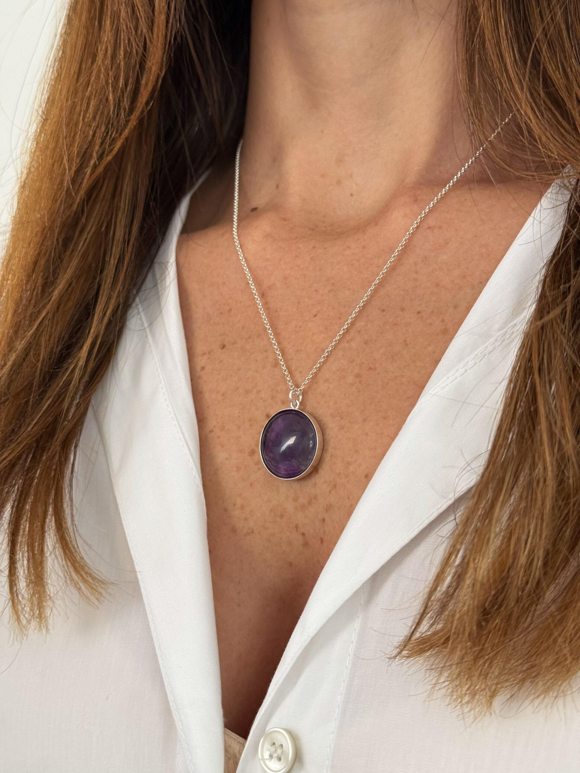 שרשרת אמטיסט - מעגל הנשמה שרשרת אמטיסט - מעגל הנשמה