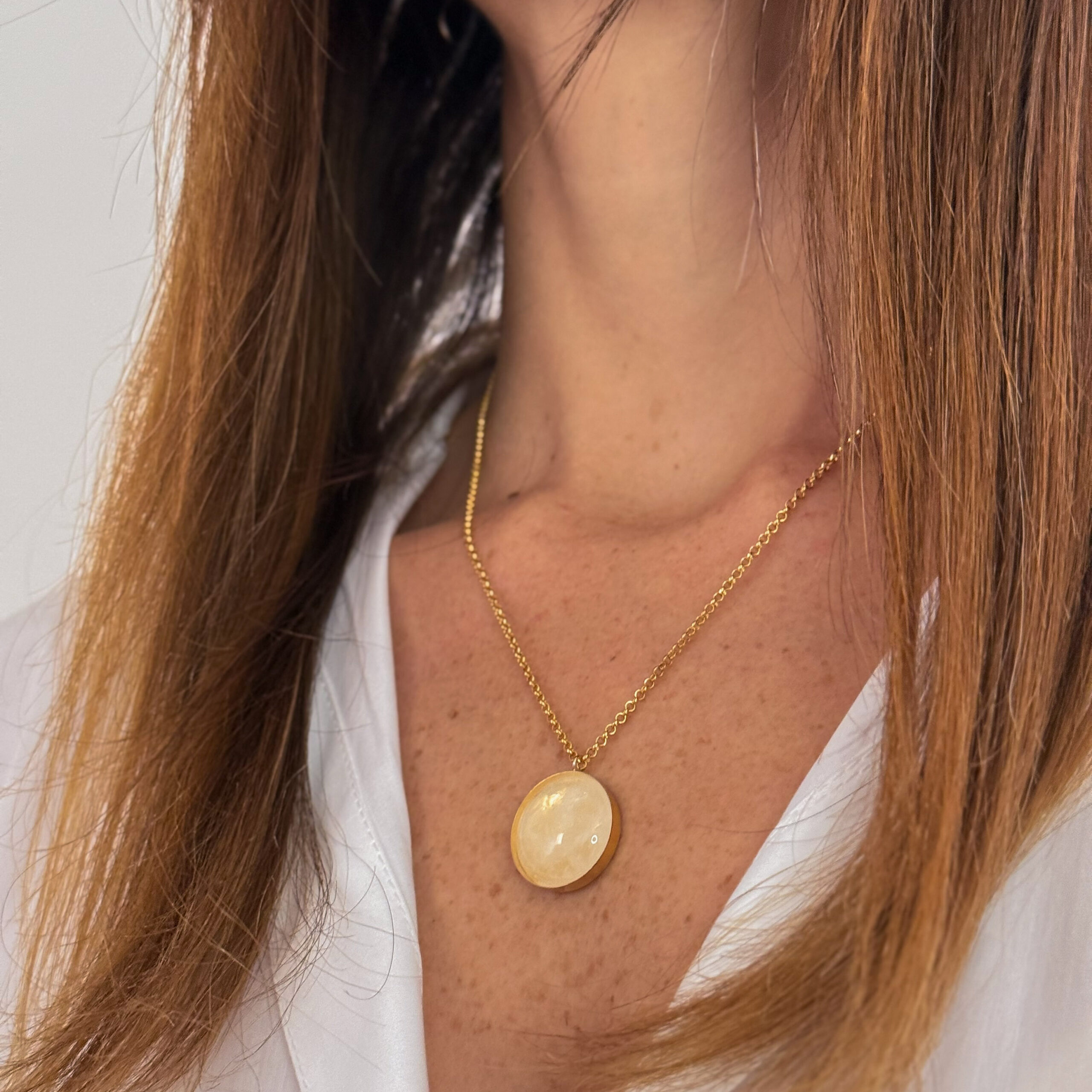 שרשרת קוורץ- מעגל הנשמה שרשרת קוורץ- מעגל הנשמה