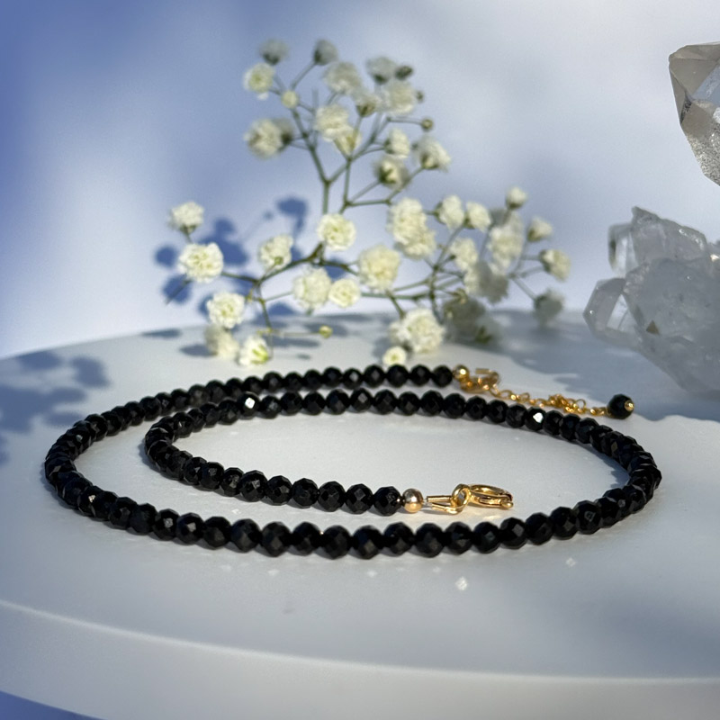 מחרוזת טורמלין שחור Classic