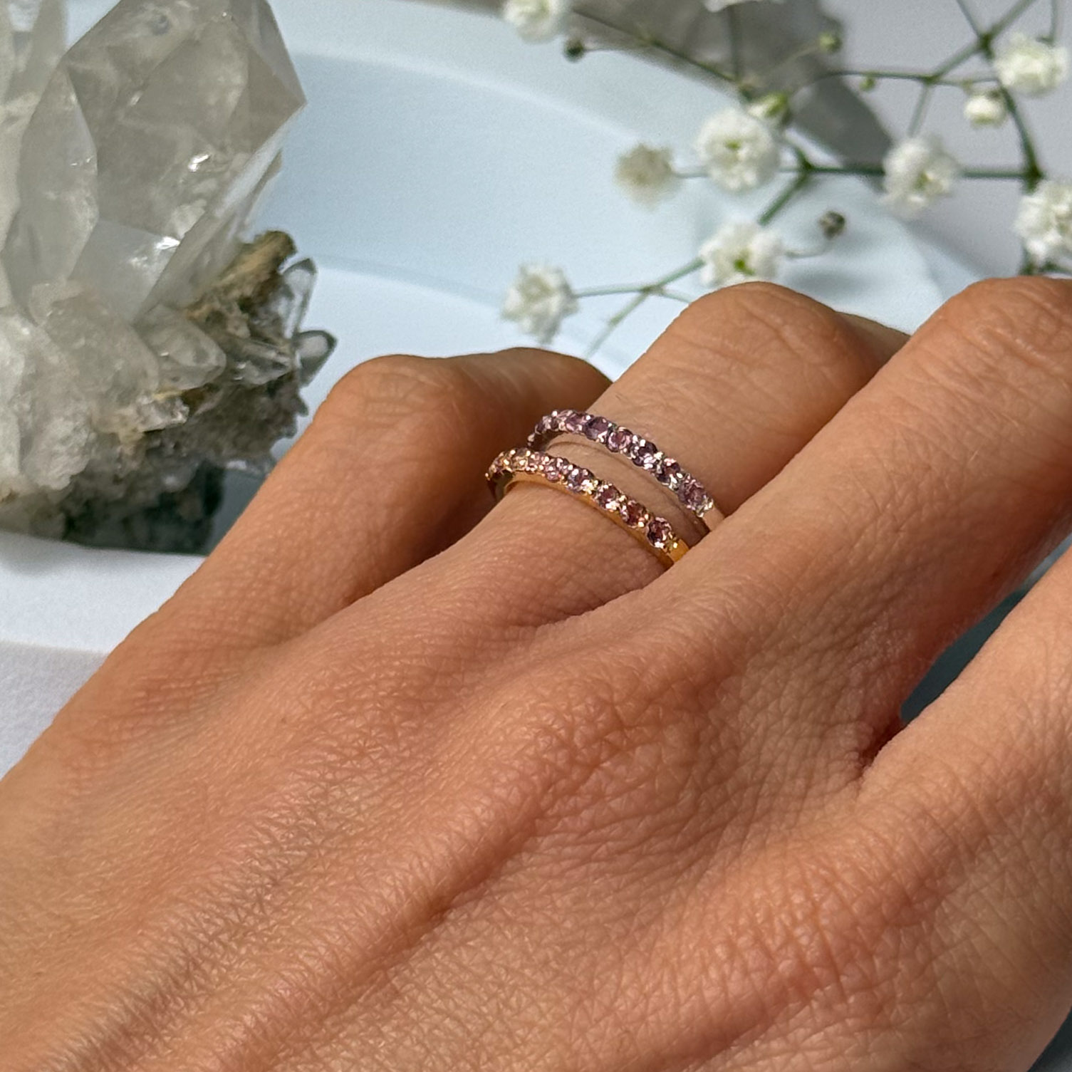 טבעת טורמלין ורוד- Helena