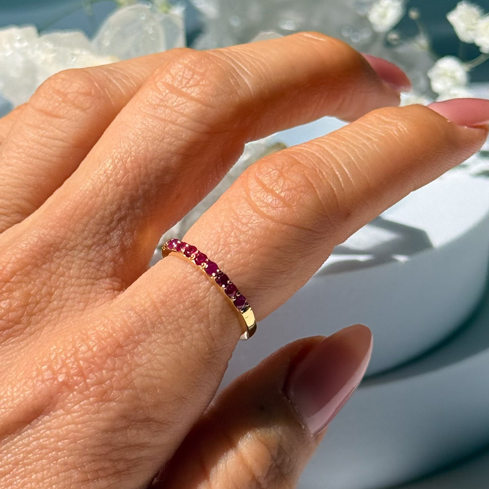 טבעת רובי- Helena