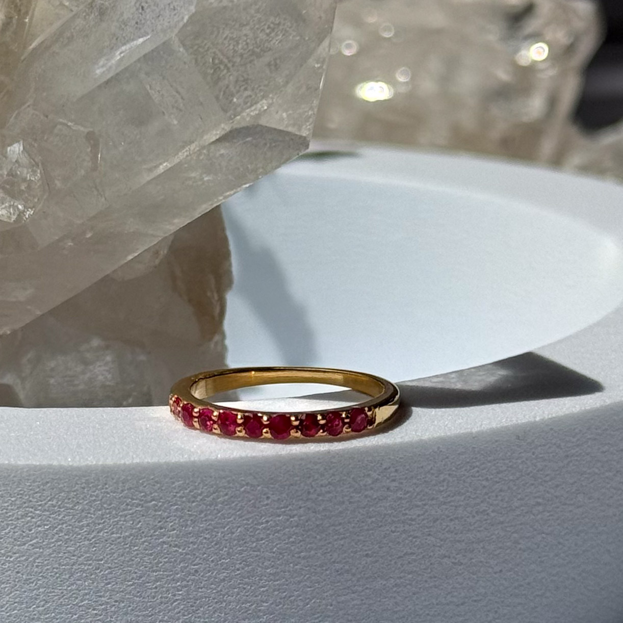 טבעת רובי- Helena