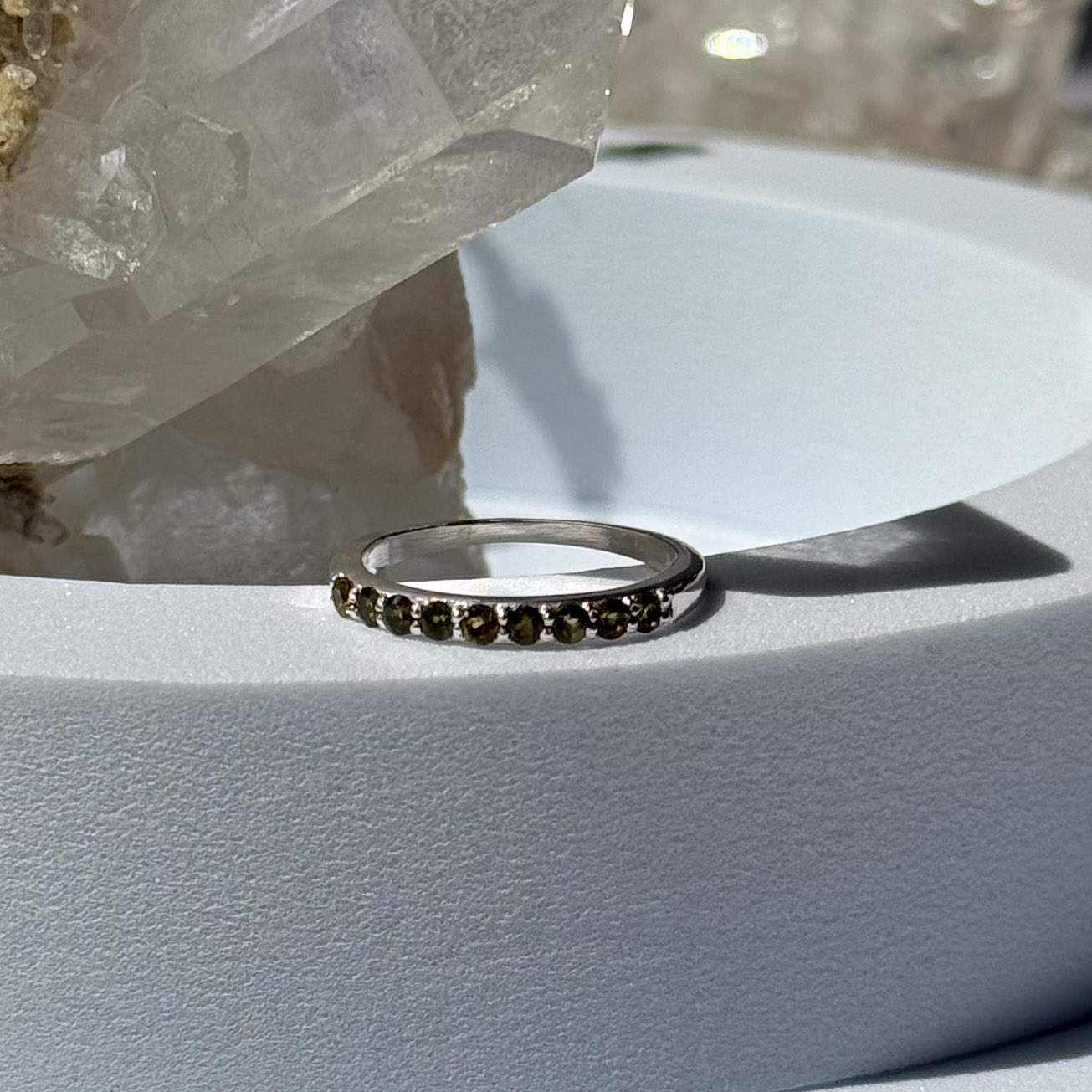 טבעת טורמלין ירוק- Helena