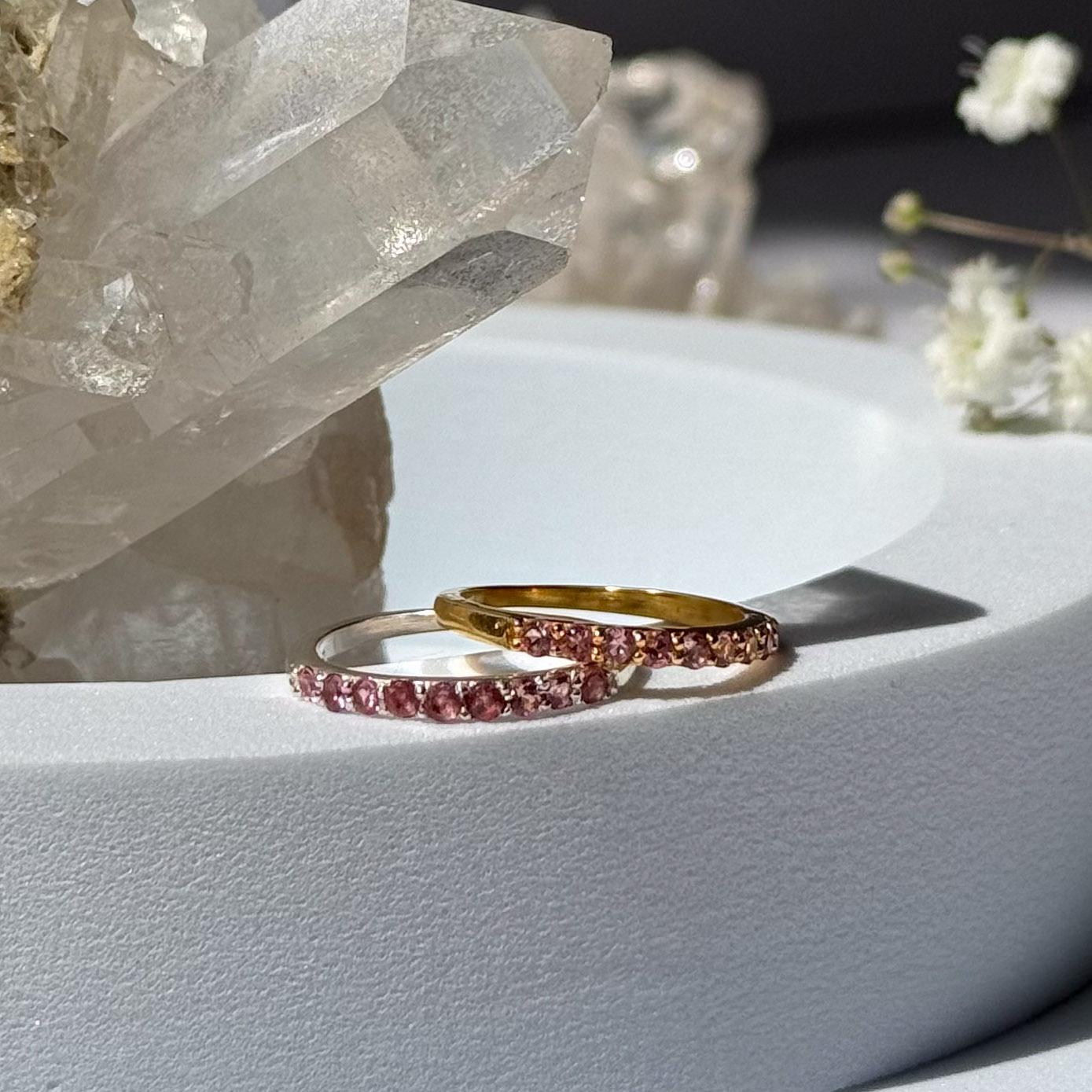 טבעת טורמלין ורוד- Helena