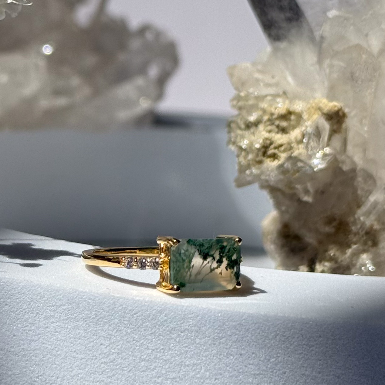 טבעת מוס אגת- Grace