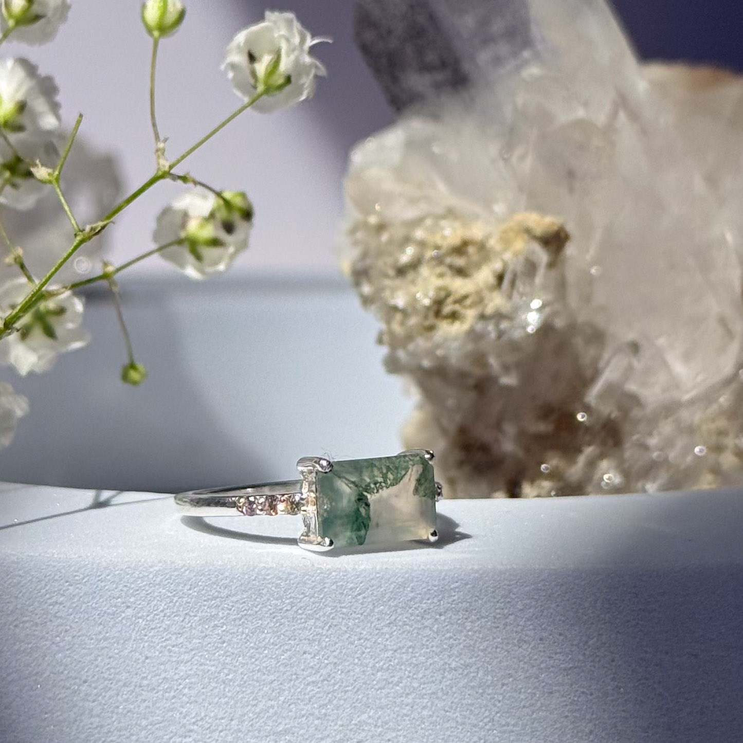 טבעת מוס אגת- Grace