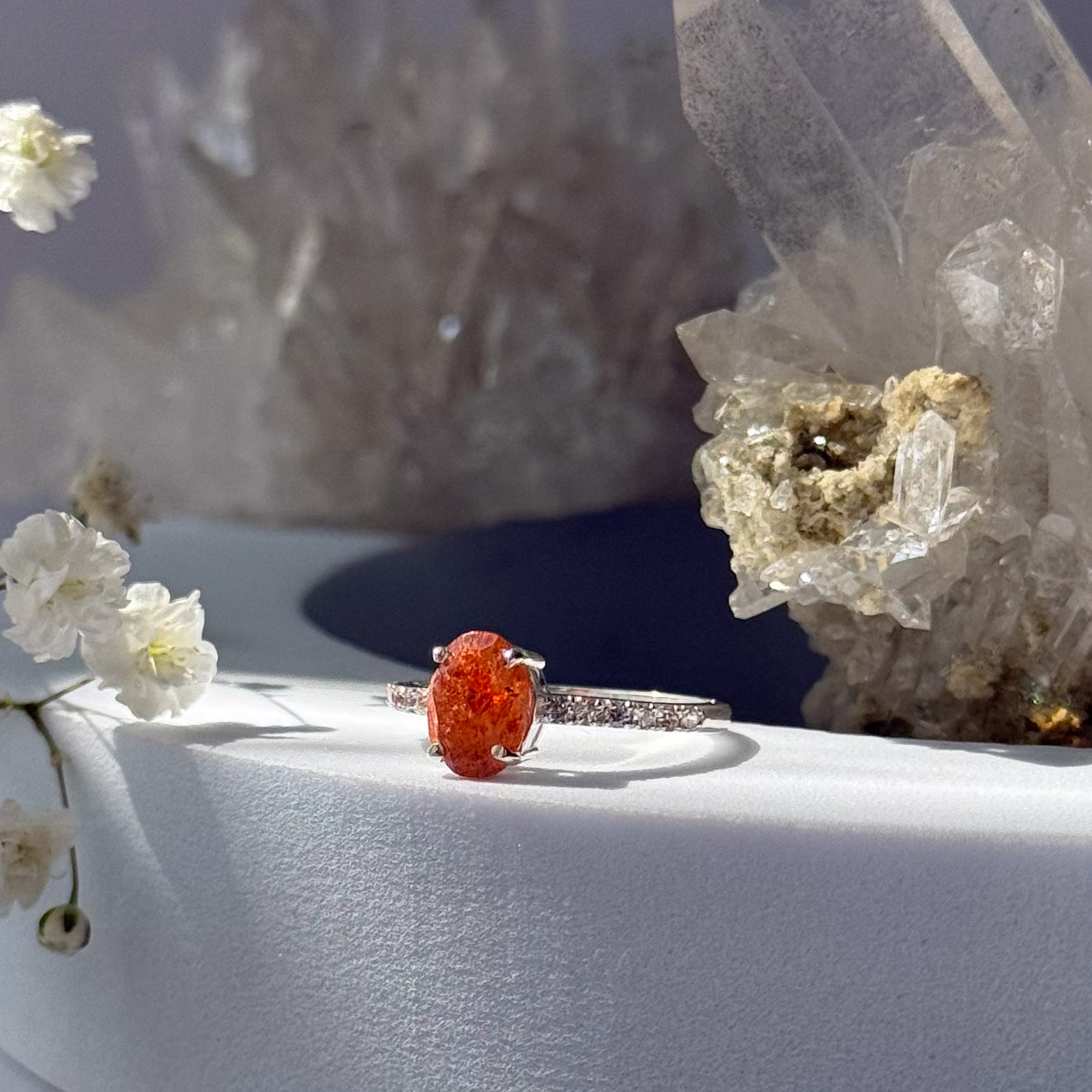 טבעת סאנסטון- Diana