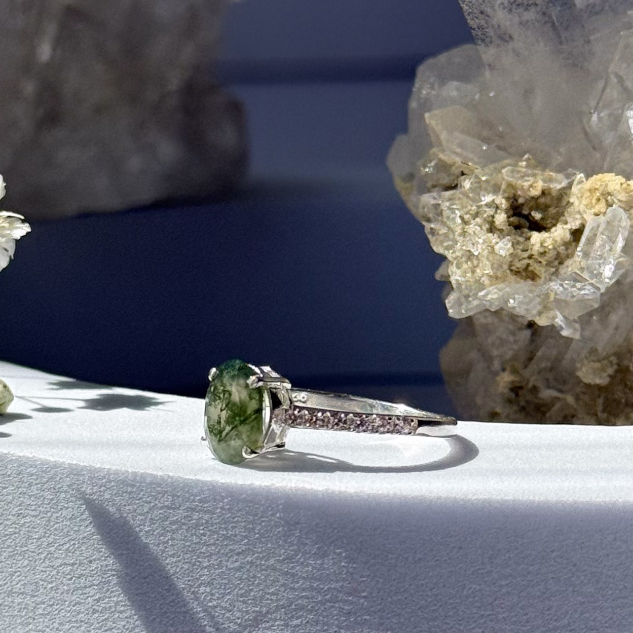 טבעת מוס אגת- Diana