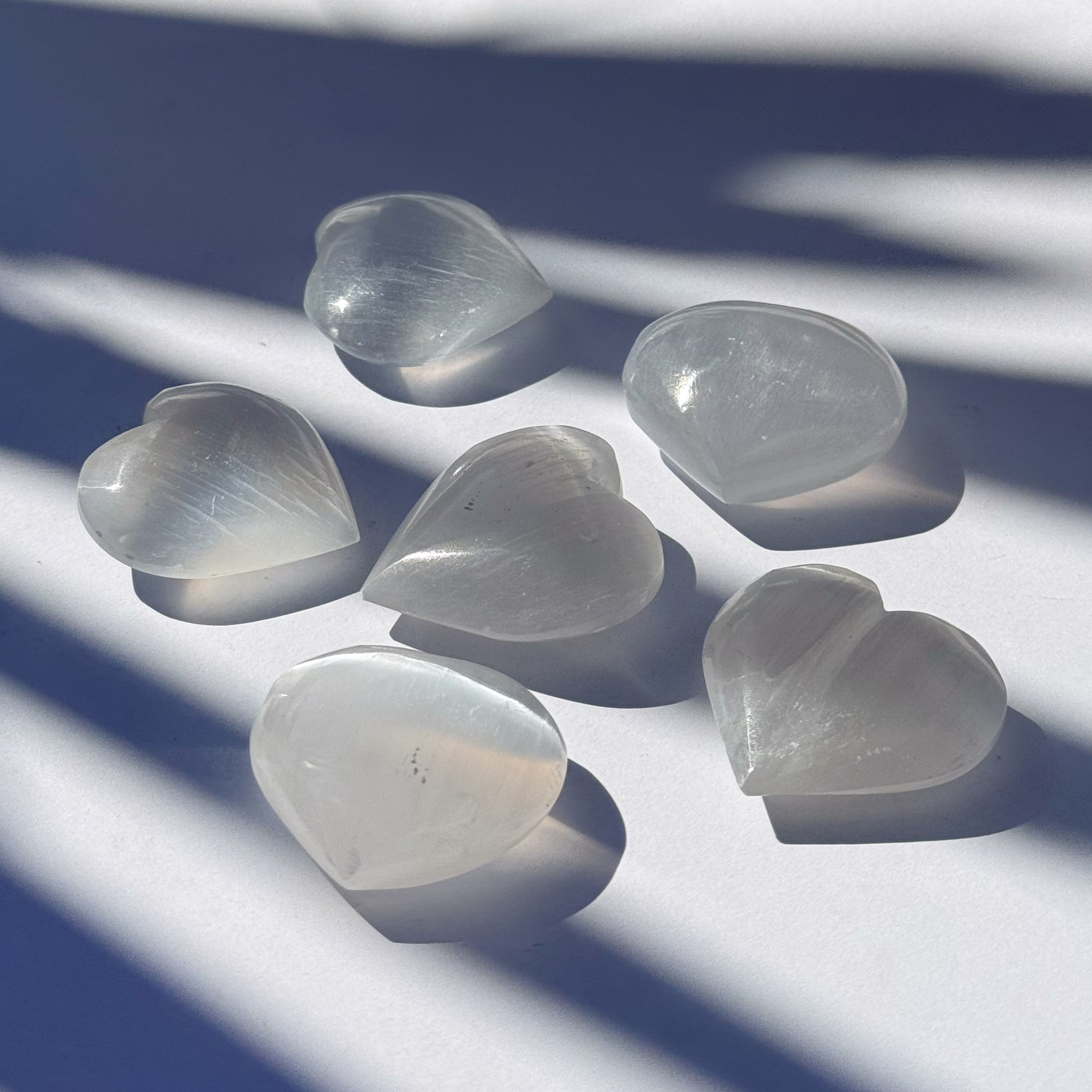 Selenite Heart Selenite Heart
