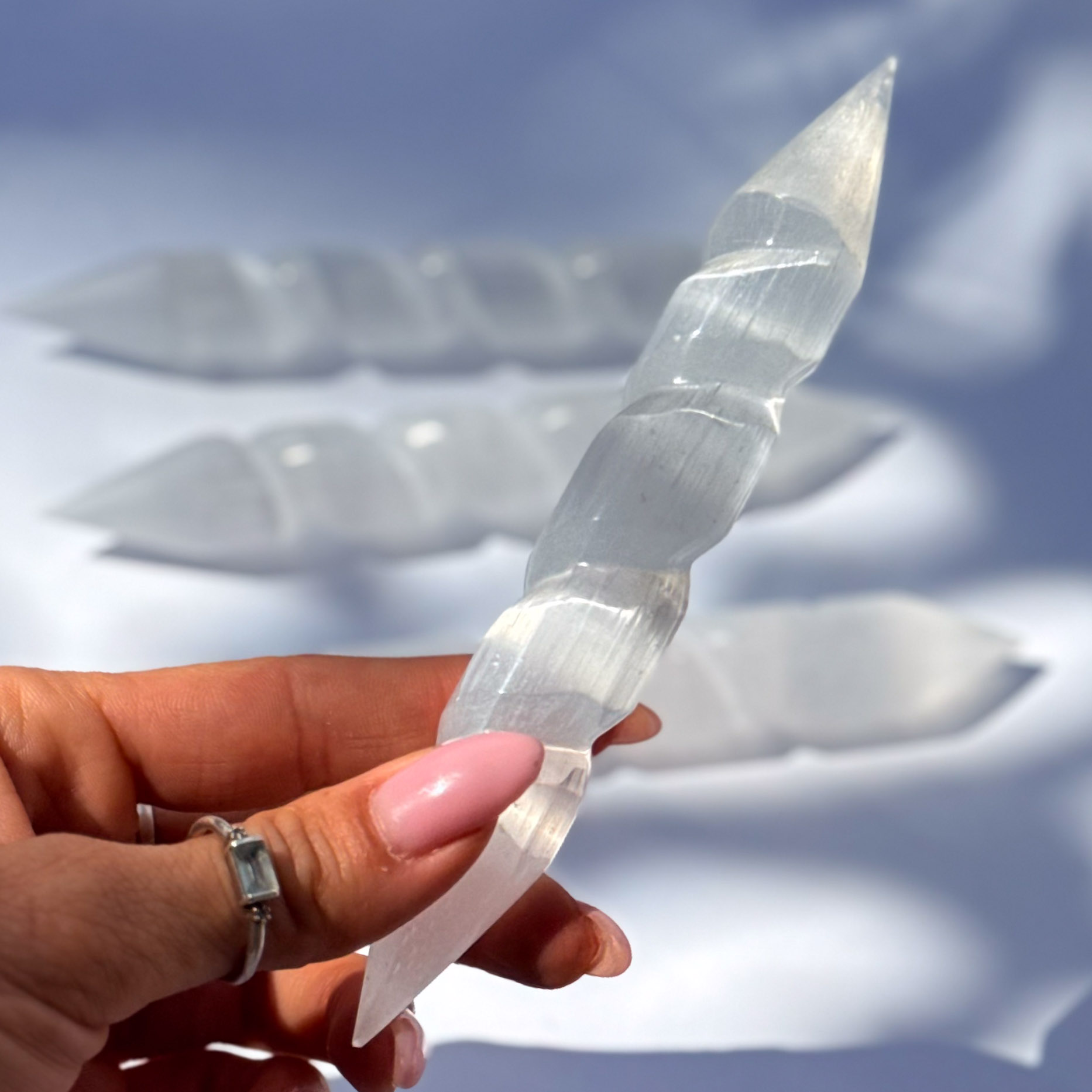 מוט סלנייט ספירלי דו חודי מוט סלנייט ספירלי דו חודי