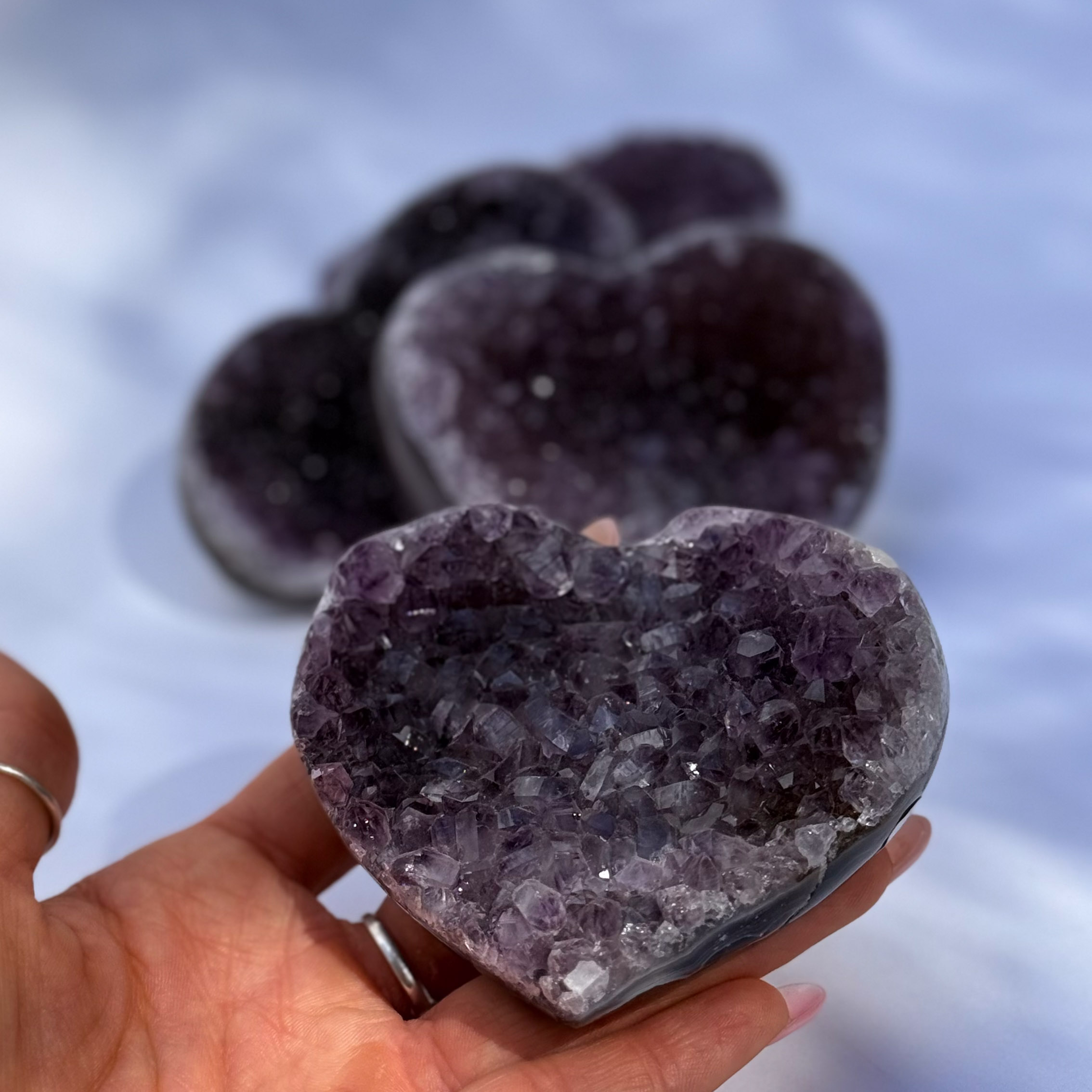 Amethyst Hearts Amethyst Hearts