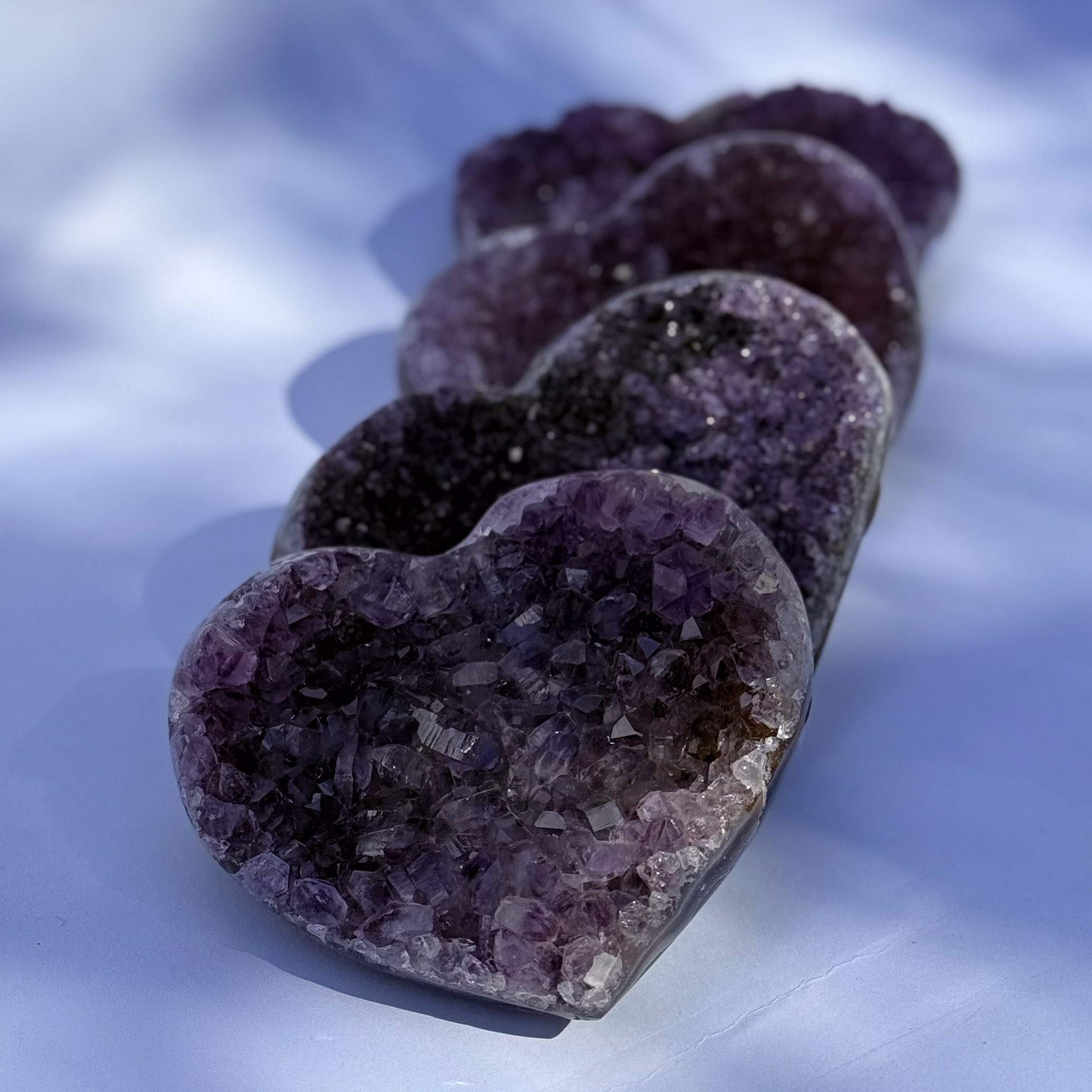 Amethyst Hearts Amethyst Hearts