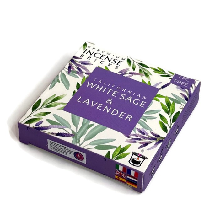 לבני קטורת California White Sage & Lavender – מרווה לבנה ולבנדר לבני קטורת California White Sage & Lavender – מרווה לבנה ולבנדר