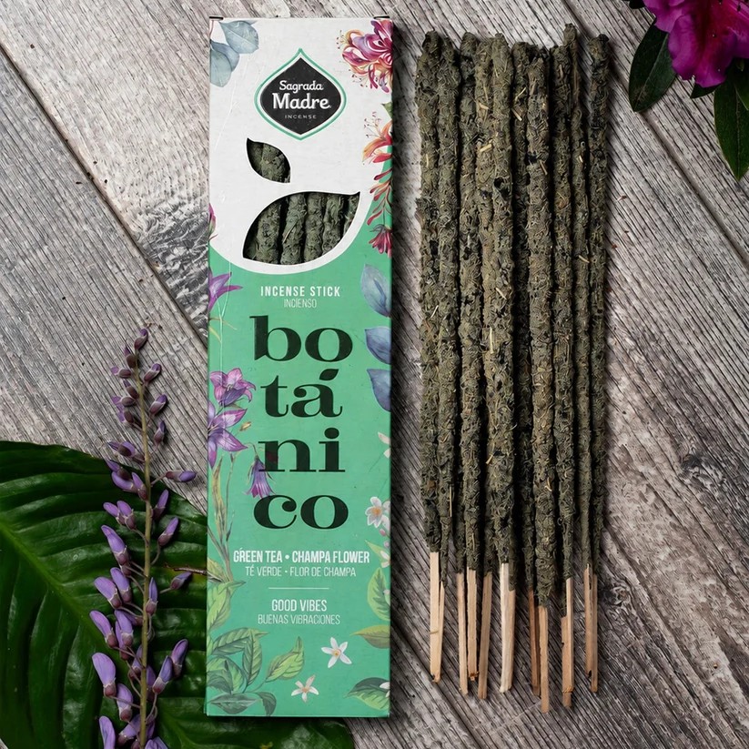 קטורת תה ירוק ופרח צ’אמפה – Botánico | ויברציות טובות קטורת תה ירוק ופרח צ’אמפה – Botánico | ויברציות טובות